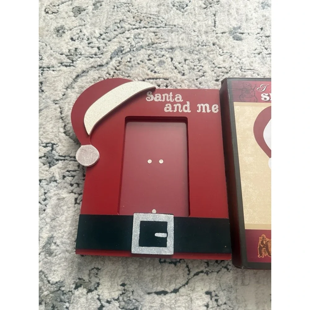 Cracker Barrel Santa and Me 4 x 6 Picture Frame- Wall Hanging- Box
